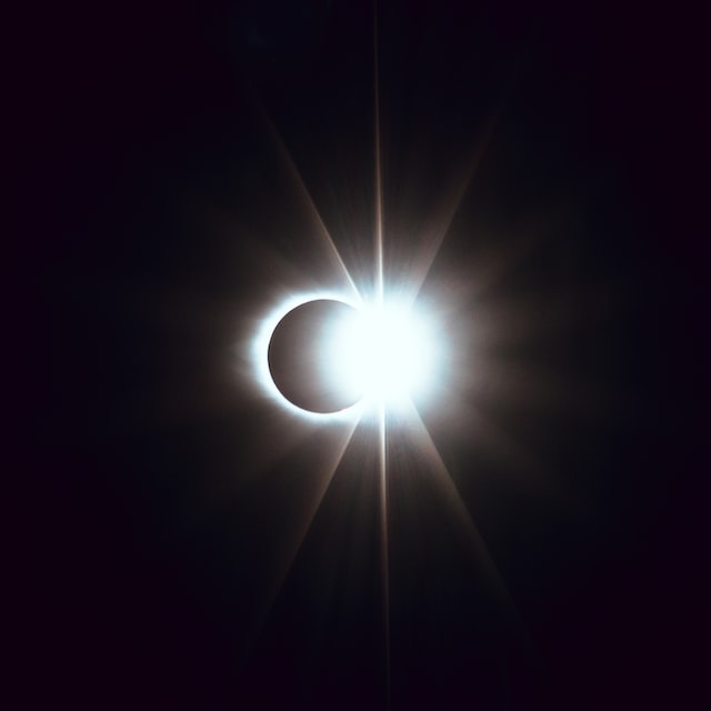 Solar eclipse photo