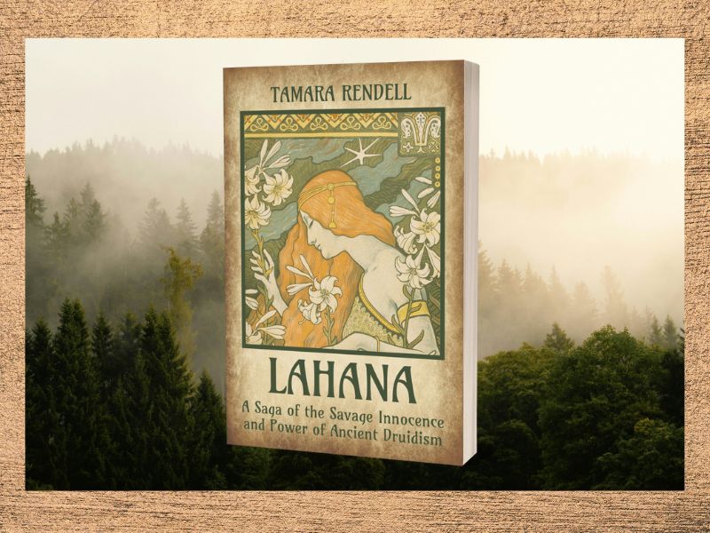 Book cover and photo of a misty forest. Link to Amazon book listing.